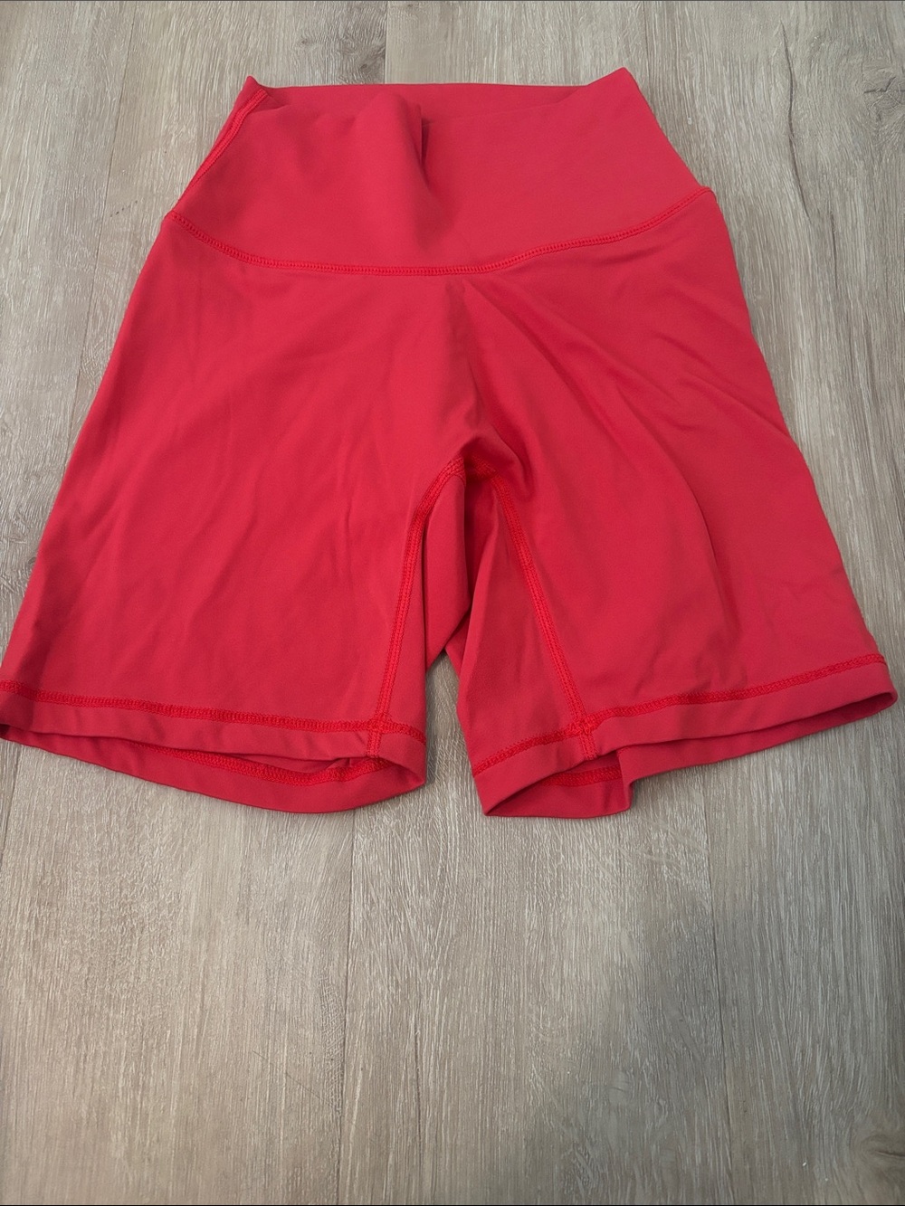NVGTN Women's Vibrant Coral High-Waist Bike Shorts